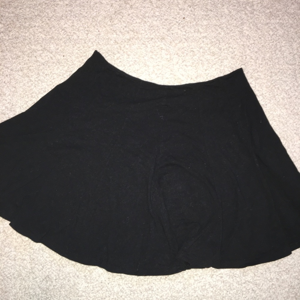 American Eagle Outfitters Black Flare Skirt